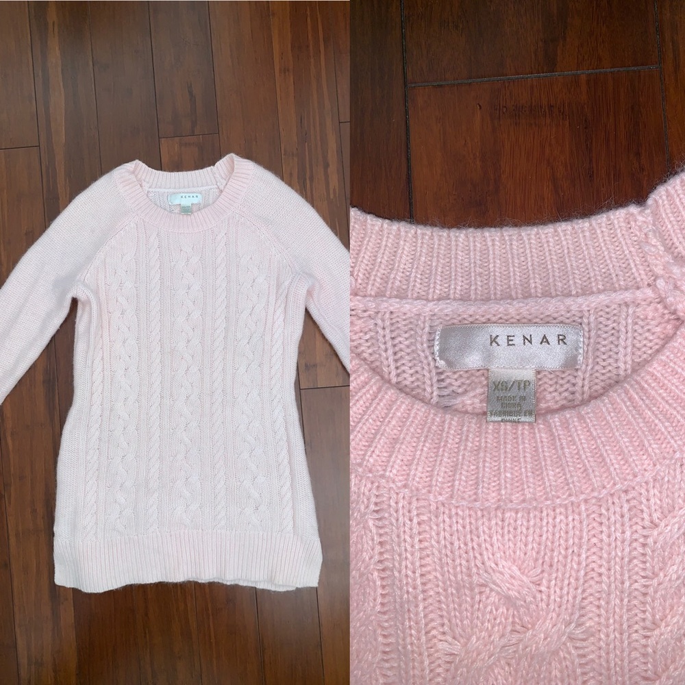Cozy pink sweater